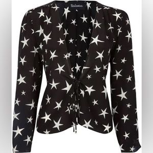 Realisation Par, Size XS, black tie from blouse.